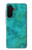 S3147 Aqua Marble Stone Case For Samsung Galaxy A26