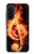 S0493 Music Note Burn Case For Samsung Galaxy A36