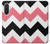 S1849 Pink Black Chevron Zigzag Case For Samsung Galaxy A36