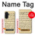 S2504 Vintage Music Sheet Case For Samsung Galaxy A36