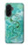 S2653 Dragon Green Turquoise Stone Graphic Case For Samsung Galaxy A36