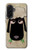 S2826 Cute Cartoon Unsleep Black Sheep Case For Samsung Galaxy A36