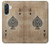 S2928 Vintage Spades Ace Card Case For Samsung Galaxy A36