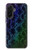 S3366 Rainbow Python Skin Graphic Print Case For Samsung Galaxy A36