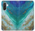 S3920 Abstract Ocean Blue Color Mixed Emerald Case For Samsung Galaxy A36