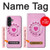 S2847 Pink Retro Rotary Phone Case For Samsung Galaxy A56