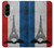 S2859 Vintage France Flag Eiffel Tower Case For Samsung Galaxy A56