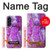 S2907 Purple Turquoise Stone Case For Samsung Galaxy A56