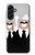 S3557 Bear in Black Suit Case For Samsung Galaxy A56