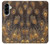 S3691 Gold Peacock Feather Case For Samsung Galaxy A56