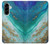 S3920 Abstract Ocean Blue Color Mixed Emerald Case For Samsung Galaxy A56