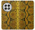 S3365 Yellow Python Skin Graphic Print Case For OnePlus 13