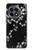 S2544 Japanese Kimono Style Black Flower Pattern Case For OnePlus 13R