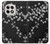 S2544 Japanese Kimono Style Black Flower Pattern Case For OnePlus 13R