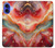 S4012 Red Marble Gold Veins Case For iPhone 16