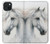 S4025 White Horse Painting Case For iPhone 15 Plus