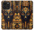 S3992 Gold Black Anubis Case For iPhone 14 Pro