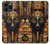S3992 Gold Black Anubis Case For iPhone 13 Pro Max