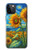 S4019 Sunflower Van Gogh Style Case For iPhone 12, iPhone 12 Pro
