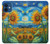 S4019 Sunflower Van Gogh Style Case For iPhone 12 mini