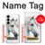 S4025 White Horse Painting Case For Samsung Galaxy S25 Plus