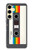 S4023 Vintage Rainbow Compact Cassette Case For Samsung Galaxy S24 FE