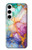 S4001 Multicolored Abstract Lilac Emerald Case For Samsung Galaxy S24 Plus