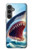 S4004 Oil Color Painting Giant Shark Case For Samsung Galaxy S23 FE
