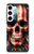 S4015 Skull American Flag Case For Samsung Galaxy S23