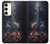 S3972 Burned Acoustic Guitar Graphic Case For Samsung Galaxy S23 Plus