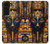 S3992 Gold Black Anubis Case For Samsung Galaxy S22
