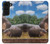S4031 Baby Hippo Hippopotamus Family Case For Samsung Galaxy S22