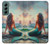 S4006 Oil Painting Mermaid Case For Samsung Galaxy S22 Plus
