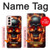 S3986 Fire Skull Case For Samsung Galaxy S21 5G