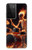 S3985 Fire Skull Drummer Case For Samsung Galaxy S21 Ultra 5G