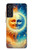 S3966 Artistic Sun Moon Case For Samsung Galaxy S21 FE 5G