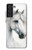 S4025 White Horse Painting Case For Samsung Galaxy S21 FE 5G