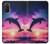 S3980 Dolphin Sunset Milky Way Case For Samsung Galaxy S20