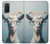 S3991 Goat Glasses Case For Samsung Galaxy S20