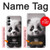 S3978 Cute Baby Panda Case For Samsung Galaxy A05s