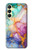S4001 Multicolored Abstract Lilac Emerald Case For Samsung Galaxy A25 5G