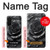 S3969 Black Rose Hard Brush Stroke Case For Samsung Galaxy A26