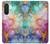 S4001 Multicolored Abstract Lilac Emerald Case For Samsung Galaxy A26