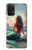 S4006 Oil Painting Mermaid Case For Samsung Galaxy A32 5G