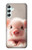S3979 Cute Baby Pig Case For Samsung Galaxy A34 5G