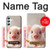 S3979 Cute Baby Pig Case For Samsung Galaxy A34 5G