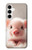 S3979 Cute Baby Pig Case For Samsung Galaxy A35 5G