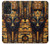 S3992 Gold Black Anubis Case For Samsung Galaxy A52, Galaxy A52 5G