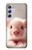S3979 Cute Baby Pig Case For Samsung Galaxy A54 5G