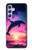 S3980 Dolphin Sunset Milky Way Case For Samsung Galaxy A54 5G